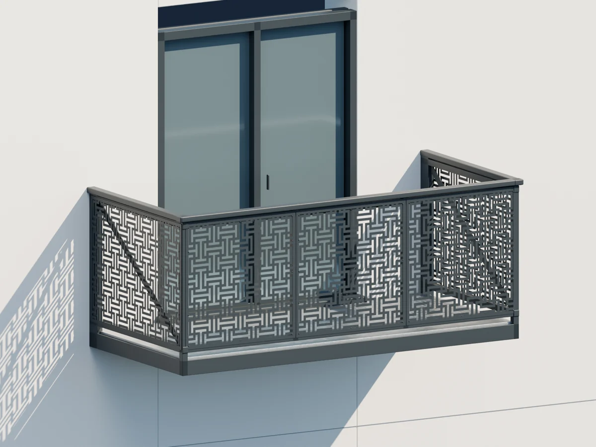 Balcony · Illustrative Balkonvisualisierung